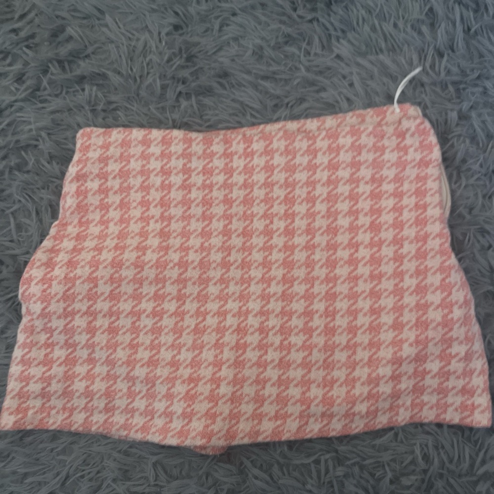 pink zara miniskort